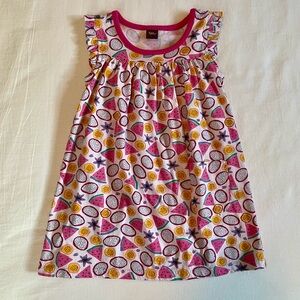 Tea Collection fruit dress EUC